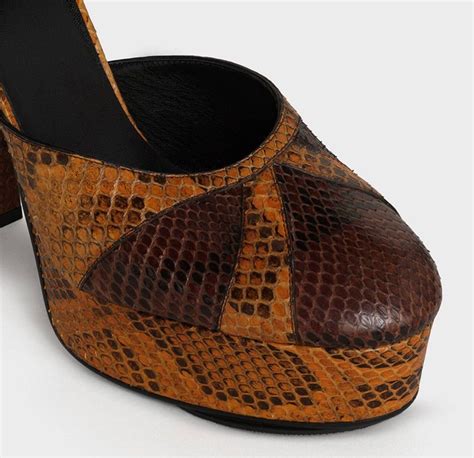 CELINE MELODY MARY JANE PUMP IN PYTHON